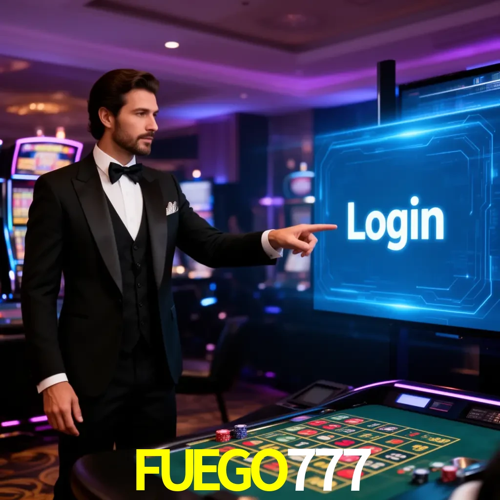 FUEGO777 Login - OTP, cuenta y soporte Pantalla FUEGO777 Login con OTP, contraseña, cuenta segura y soporte móvil